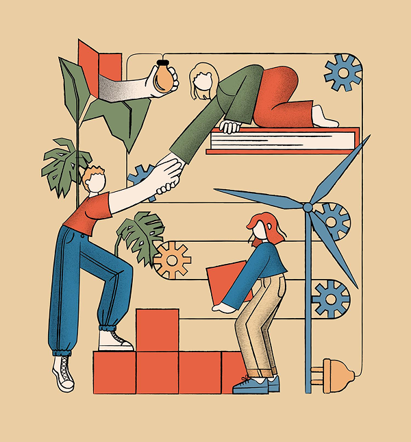 Ilustraciones para la revista La Pública
