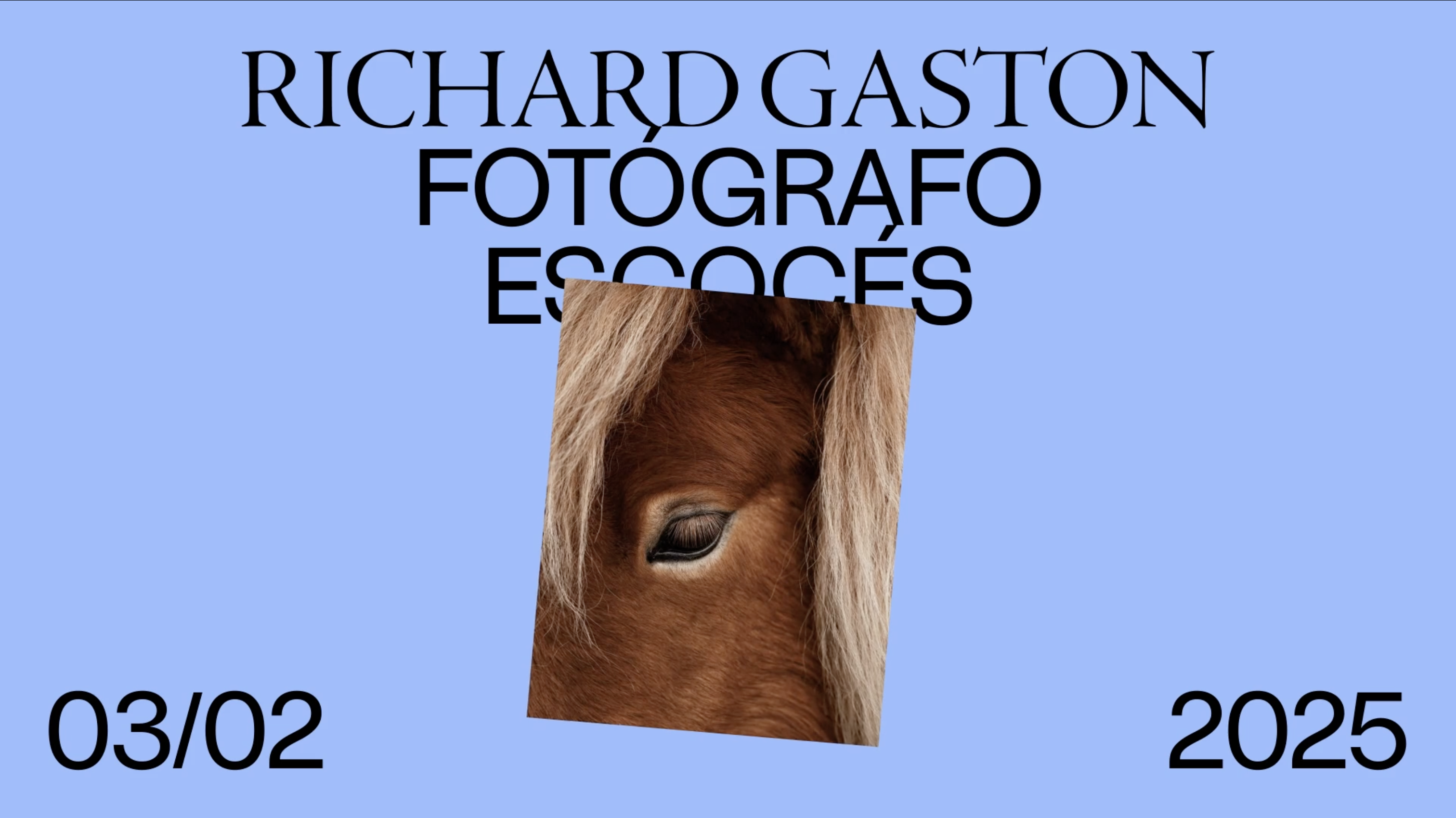 Cartel de Richard Gaston, fotógrafo escocés