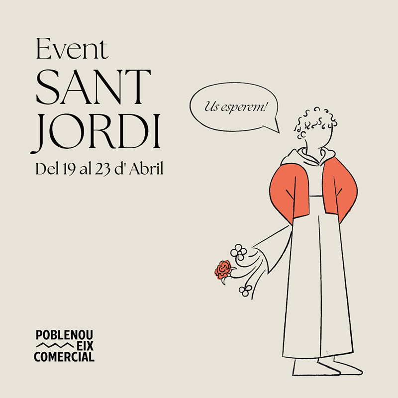 Cartel del evento Sant Jordi