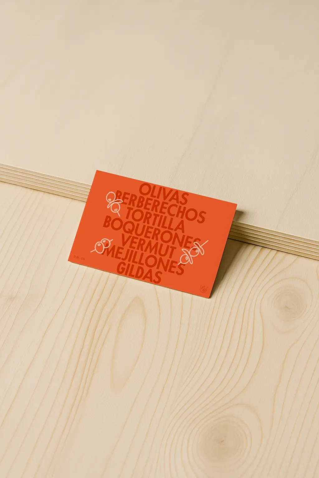 Diseño de tarjeta de visita para hostelería y restaurantes